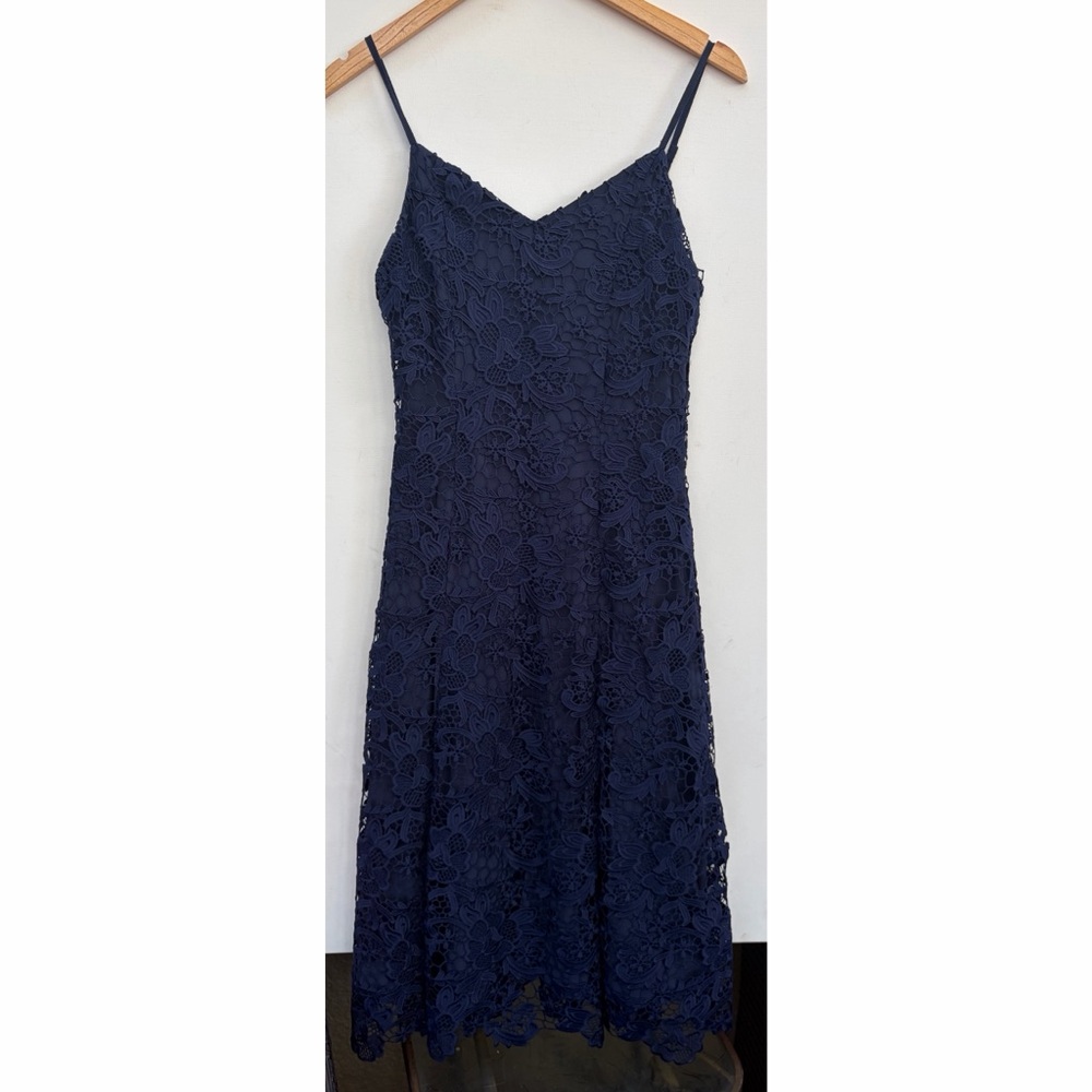 Alice Olivia Lace Midi Dress